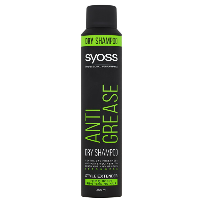 Syoss Suchý šampón pre rýchlo sa mastiace vlasy Anti Grease (Dry Shampoo) 200 ml
